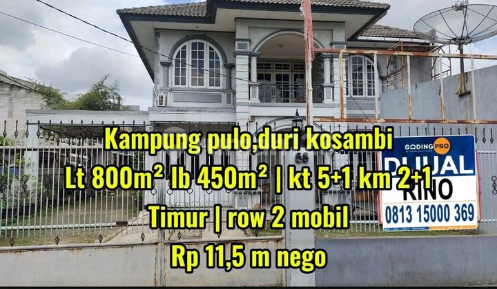 Rumah 2 Lantai Luas Tanah 800M² + Pekarangan Luas - Cocok Klinik, Kos, atau Home Industry! Dekat Akses ke Bandara & Tol Jakarta Barat Rumah 2 Lantai Luas Tanah 800M² + Pekarangan Luas - Cocok Klinik, Kos, atau Home Industry! Dekat Akses ke Bandara & Tol Jakarta Barat
