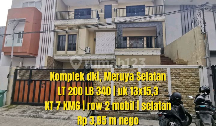Lokasi Emas! Harga Masih bisa Nego! Rumah 3 Lantai Siap Huni Lebar 13 Meter Strategis Kavling Dki Meruya Selatan Jakarta Barat Lokasi Emas! Harga Masih bisa Nego! Rumah 3 Lantai Siap Huni Lebar 13 Meter Strategis Kavling Dki Meruya Selatan Jakarta Barat