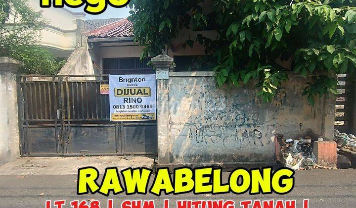 Rumah Strategis Hitung Tanah Dekat Pasar Kembang Rawabelong Jakarta Barat 1