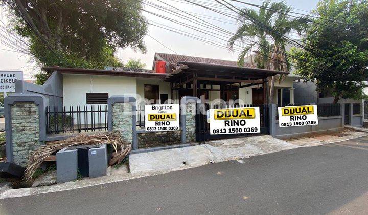 Rumah Strategis Hook Tepi Jalan Kemanggisan Ilir 2