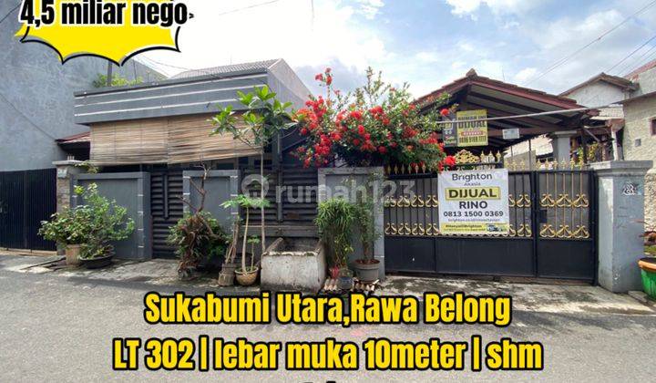 Rumah Rawabelong Sukabumi Utara Kebon Jeruk Hitung Tanah Dekat Pasar Kembang Jakarta Barat 1