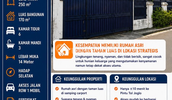 Rumah Siap Huni 2Lt Joglo Jakarta Barat Rumah Siap Huni 2Lt Joglo Jakarta Barat