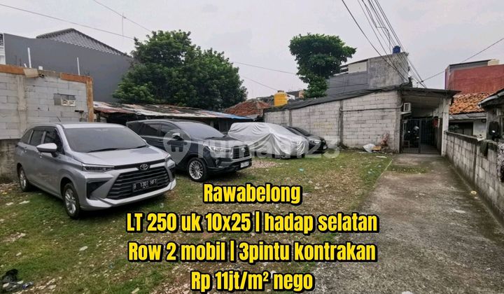 Dijual Tanah Produktif Strategis - Cashflow ± Rp8 Juta/Bulan Rawabelong Jakarta Barat Dijual Tanah Produktif Strategis - Cashflow ± Rp8 Juta/Bulan Rawabelong Jakarta Barat