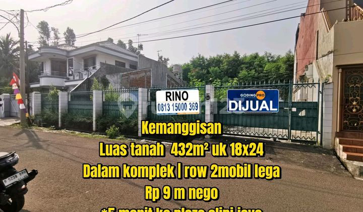 Lokasi Emas! Harga Masih Nego! Tanah Kotak Rata Dalam Komplek Lebar 18 Meter Strategis Dekat Pasar Slipi Jakarta Barat