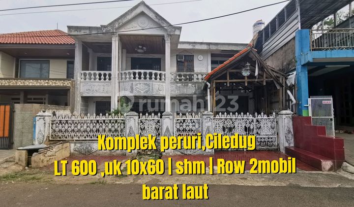 Rumah 2 Lantai Hitung Tanah Lebar 10 Meter Harga Dibawah Njop Dekat Komplek Peruri Ciledug Tangerang 1