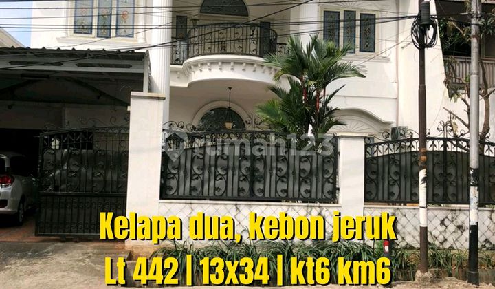 "Kesempatan Investasi! Rumah Strategis Tepi Jalan Utama Kelapa Dua - Cocok Usaha & Hunian" Jakarta Barat
