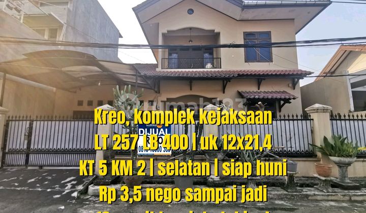 Just 10 Minutes to Joglo Toll Gate! Ready-to-Occupy House in Kejaksaan Kreo Complex, Tangerang