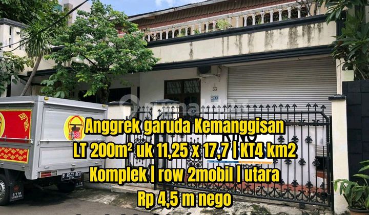 One Step to S. Parman Protocol Road! Complex House, Count Land, Anggrek Garuda, Kemanggisan, West Jakarta.