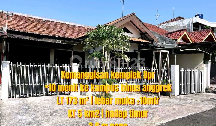 Kesempatan Langka! Rumah 2 Unit Jadi 1, LT 173 M², Akses Mudah Jalan Arteri Kelapa Dua Jakarta Barat