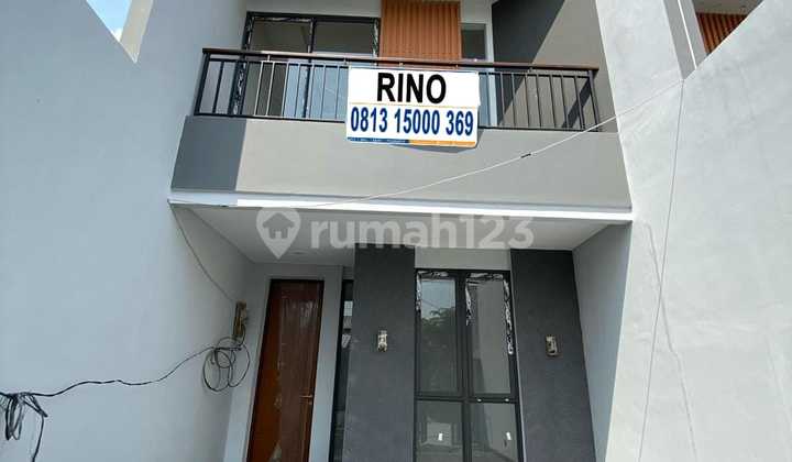 Lokasi Emas! Harga Masih Nego! Rumah Baru 2Lantai Lebar 5 Meter Strategis Kavling Dki Meruya Utara Jakarta Barat