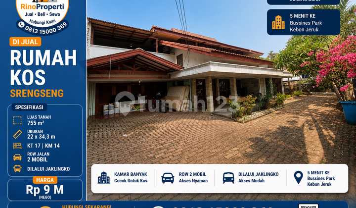 Jual Cepat,Masih Nego! Rumah Kost Dekat Busines Park Kebon Jeruk Jakarta Barat Jual Cepat,Masih Nego! Rumah Kost Dekat Busines Park Kebon Jeruk Jakarta Barat