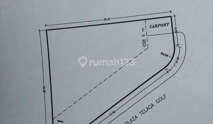 Tanah Kavling Dijual Di Plaza Telaga Golf Araya Malang 2