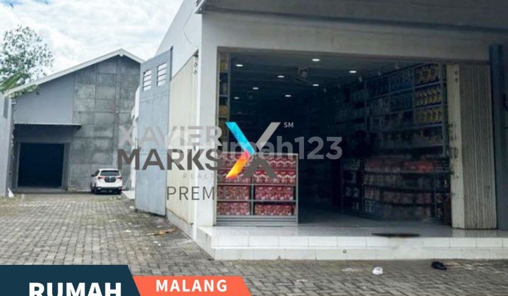 For Rent: Strategic Semi-Shophouse Warehouse in Ngajum, Jalan Ijen Baru, Malang.