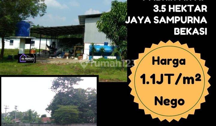 Tanah 3.5 H beserta Pabrik di Jaya Sampurna Serang Baru, Bekasi 1