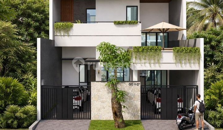 Rumah Proses Bangun Desain Modern Nyaman di Araya Golf Malang