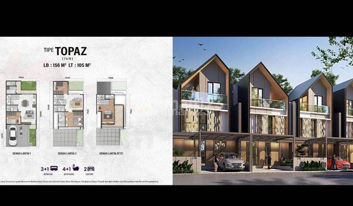 Rumah Perdana Mahakam Type Shapphire Lebar 7 Jakarta Garden City 2