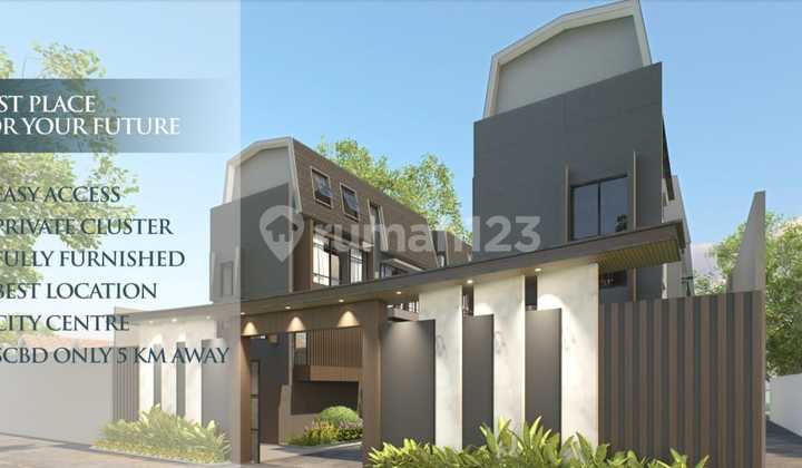 Rumah Baru One Gate System, Akses Dua Mobil Strategis Di Kemang Jakarta Selatan 2