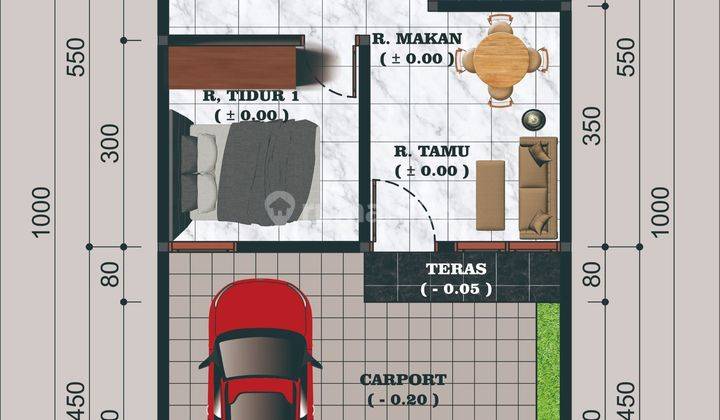 Town House Terbaik Full Bata Merah Di Cipayung Jakarta 2