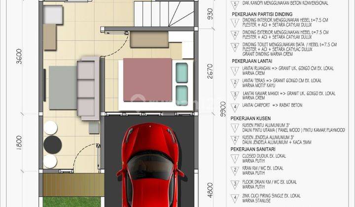 Rumah Baru Di Dalam Kompleks Di Cijantung Jakarta Timur 2