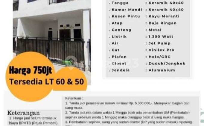 Rumah Baru 2 Lantai Di Bintara Sudah Allin Surat Shm 2