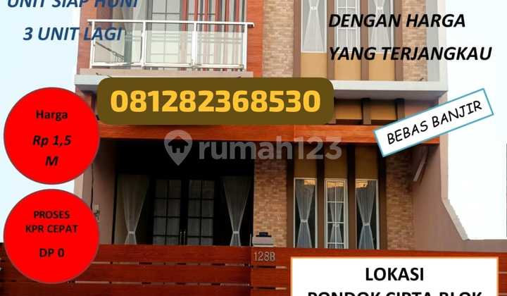 Rumah Baru Dalam Komplek Pondok Cipta Bintara Strategis 1
