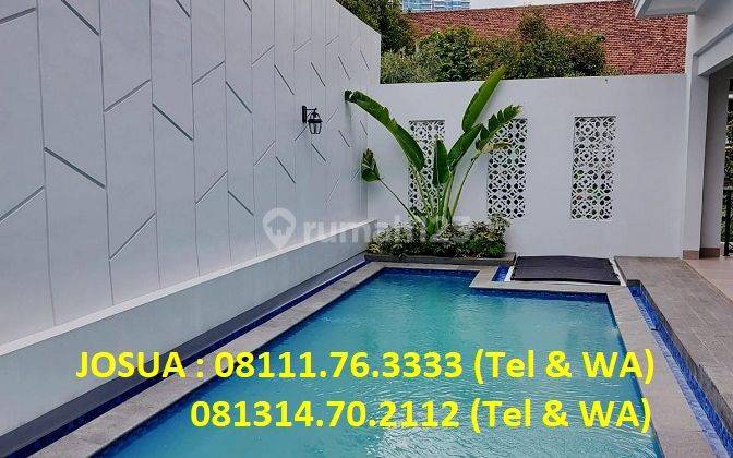 Rumah Dharmawangsa, Kebayoran Baru 3 Lantai, Lt 320 M2, New, Pool 2