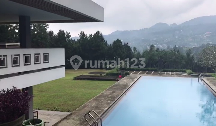 Villa Cisarua Puncak: Land 1 Ha, Great View, Swimming Pool, Only 100M from Puncak Main Road