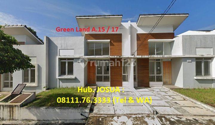 Rumah Citra Maja Raya Cluster Green Land LT 84m, New, Jual Cpt BU 1