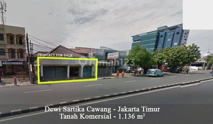 Tanah Jl Dewi Sartika Raya Cawang: LT 1136 m2, Strategis  1