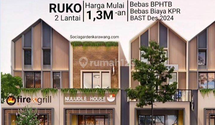 Dijual Ruko Strategis Karawang Timur 1