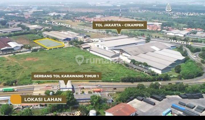 Tanah Dijual Industri Depan Pintu Tol Karawang Timur 2