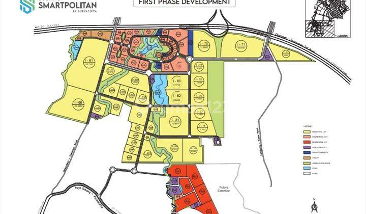 Industrial land for sale in the Smartpolitan Subang Industrial Area, West Java 1