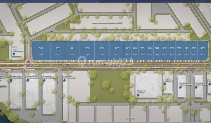 Kavling Komersil Lippo Cikarang

Lokasi Sangat Strategis Jalan Bolevard

- Lippo Cikarang Commercial Plot

Very strategic location on Jalan Bolevard

 2