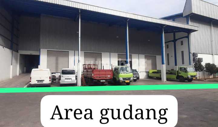 Warehouse for Sale, Land Area 3,595 m² and Building Area 2,867 m², SHGB Certificate, Ready-to-Use Warehouse in Bekasi Area, Marunda Warehouse Zone, Port Access and Near Toll Gate Entrance