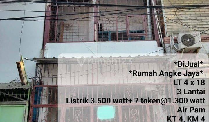 Rumah 3 Lantai Shm Butuh Renovasi Selatan 1