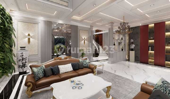 Rumah Mewah American Classic Luxury Mansion Jl Pekayon Pasar Minggu Jaksel