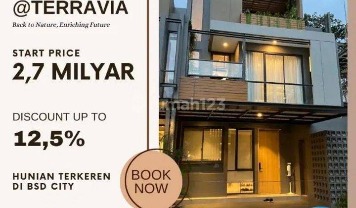 Rumah Promo Bsd di Terravia Belova Classic Tanpa Dp Harga Disc 11 1