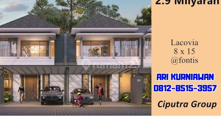 New Cluster Lacovia Citra Garden Serpong View Danau 8X15 Bsd City 2