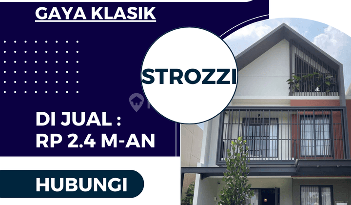 CLUSTER LEONORA Rumah 2lantai near strozzi carson faraday maxwell 1