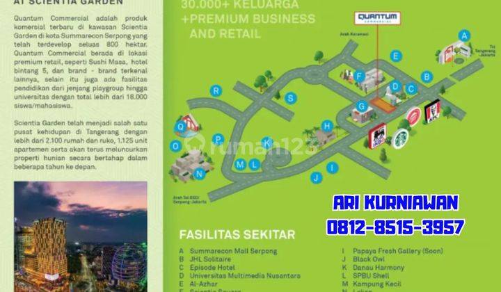 Lokasi Paling Strategis 4 Lantai Terbaru Dari Summarecon Quantum 1