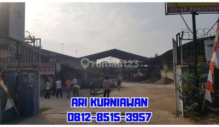5MAN NEGO LANGSUNG PUNYA TANAH 7512 METER PERSEGI LOKASI CIKUPA DAN TOLL 2