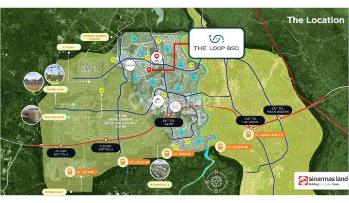 The Loop 3lt Ruko Ready Di Bsd City Free Ppn Unit Terbatas 4,5x9m 2