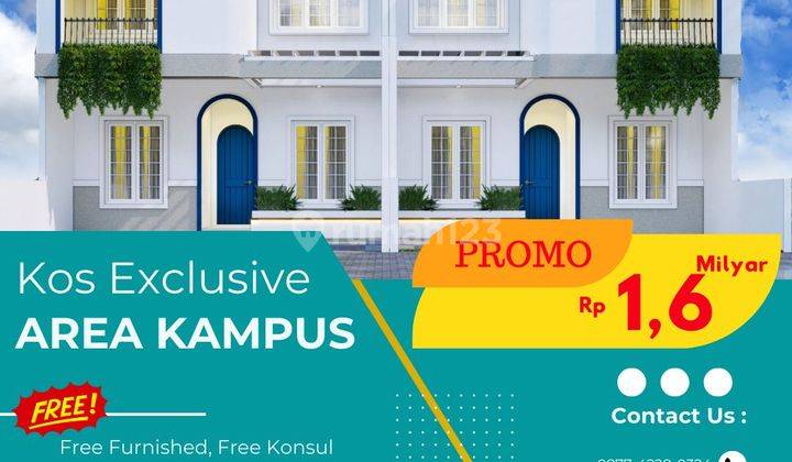 Rumah kost 2 Lantai area kampus UII Kaliurang Yogyakarta  1