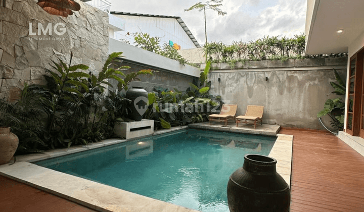 Villa 3 Kamar Tidur Dijual Leasehold Furnished di Canggu, Bali 1