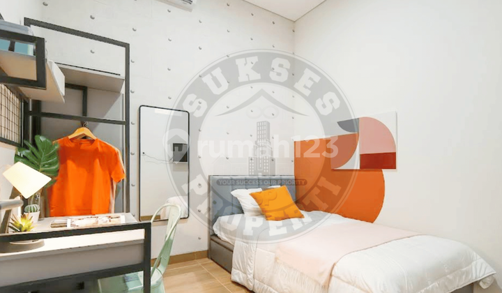 Down 1M!! 1 Minute (300M) to Binus University, Revenue 1.65M/Year, Exclusive Boarding House with 46 Rooms Fully Occupied, ROI 11-12%, Main Road Access. 2