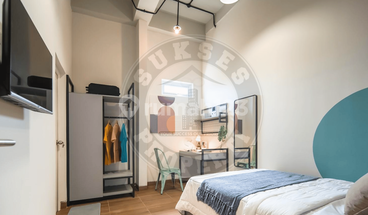 Turun 1M!! 1 Menit (300M) Jln Kaki ke Binus Omset 1,65 M/Tahun Kost Eksklusif 46 Kamar Full Terisi Roi 11-12% Akses Jalan Raya