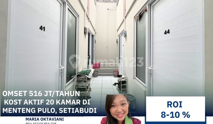 Kost Aktif 20 Kamar di Menteng Setiabudi, Hanya 1 Menit ke Kokas, Akses 2 Mobil Pinggir Jalan Dekat Perkantoran, Mall Kost Aktif 20 Kamar di Menteng Setiabudi, Hanya 1 Menit ke Kokas, Akses 2 Mobil Pinggir Jalan Dekat Perkantoran, Mall