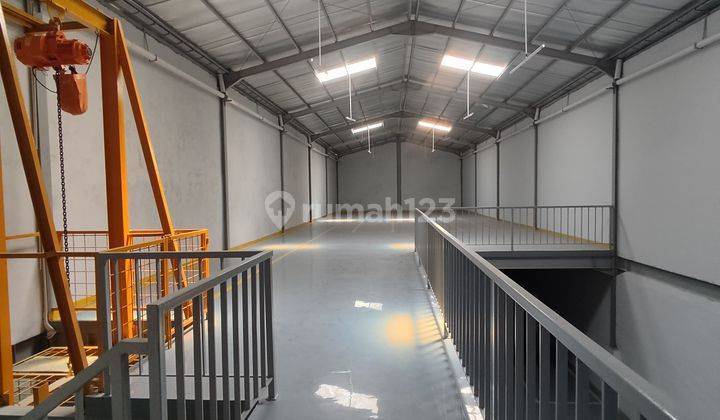 Gudang 2 Lantai +kantor 4 Lantai Furnished Baru  Ada Mezaine Full Furnish Ex Lift 2