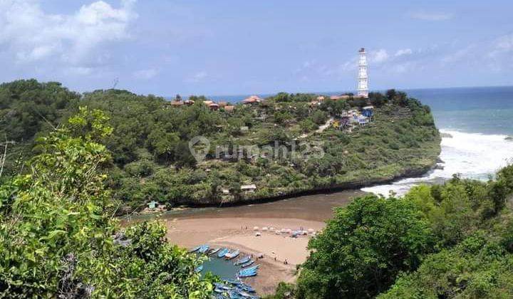 Lahan view pantai Baron dan pantai Drini jigja di Gunung Kidul  Wonosari yogyakarta 1