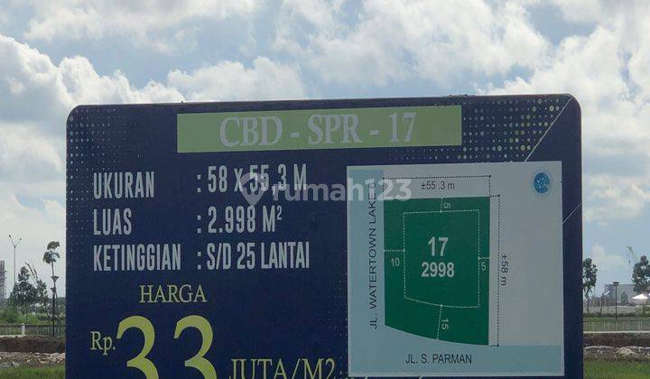 Dijual Kavling Komersial CBD PIK 2, Ukuran 58 x 55,3 2